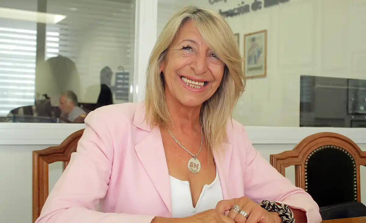 Sandra Mariani. Conductora radial y organizadora del programa “Dueña de la Noche”