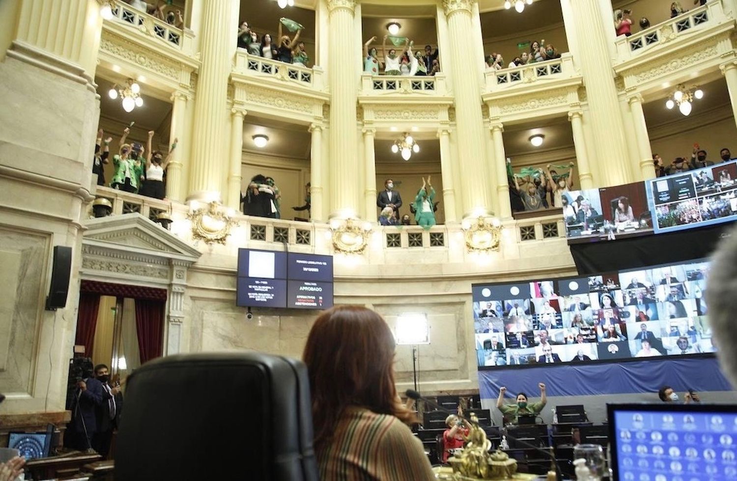 El Senado sancionó la legalización del aborto por amplio margen