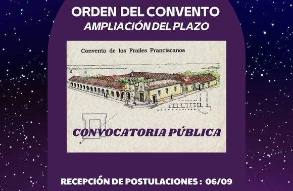 Ampliaron el plazo para postular candidatos para la Orden del Convento