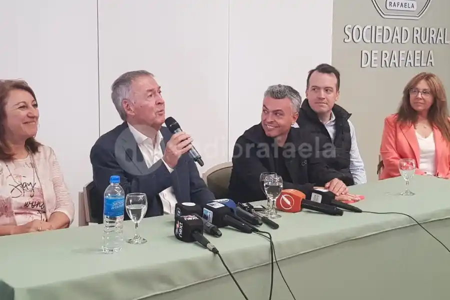 Schiaretti en Rafaela: "La viga maestra es no gastar más de lo que nos ingresa"