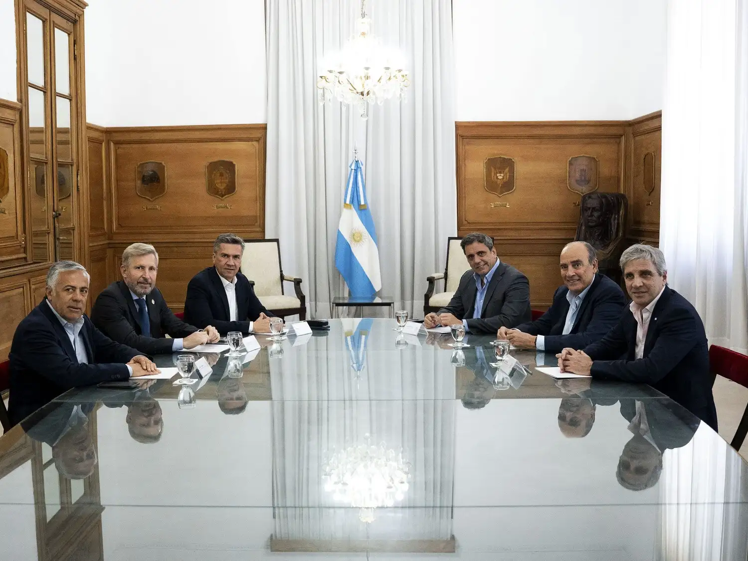 La mesa federal se reunió ayer.