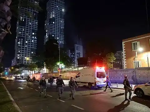 Israel reporta las primeras víctimas: 40 personas heridas. Foto: JACK GUEZ