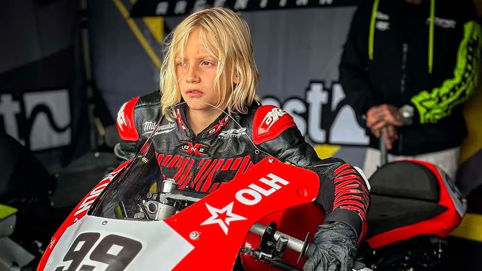 Quién es Lorenzo Somaschini, el piloto de motos argentino de 9 años que se accidentó en Brasil