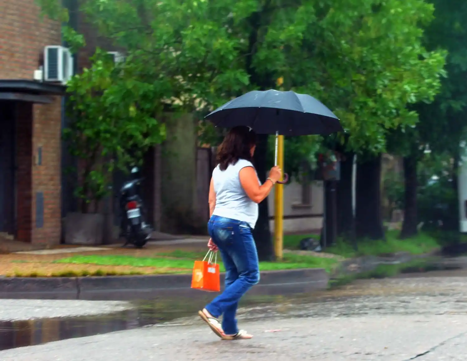 La mañana comenzó con lluvias en San Francisco.