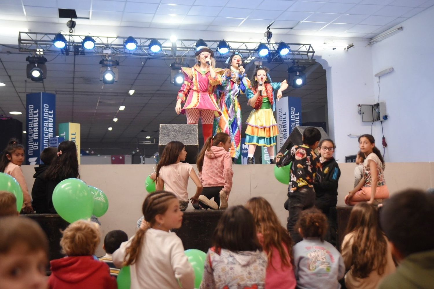 Los chicos festejaron el Día de la Infancias con show y juegos en la muestra Marull Productiva