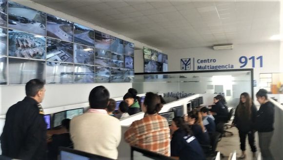 Así funciona el Centro de Monitoreo modelo que Guillermo Britos tiene en Chivilcoy
