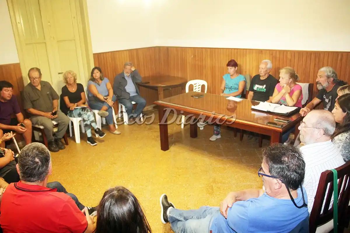 Una de las reuniones. Organizativas del Colectivo de la Memoria