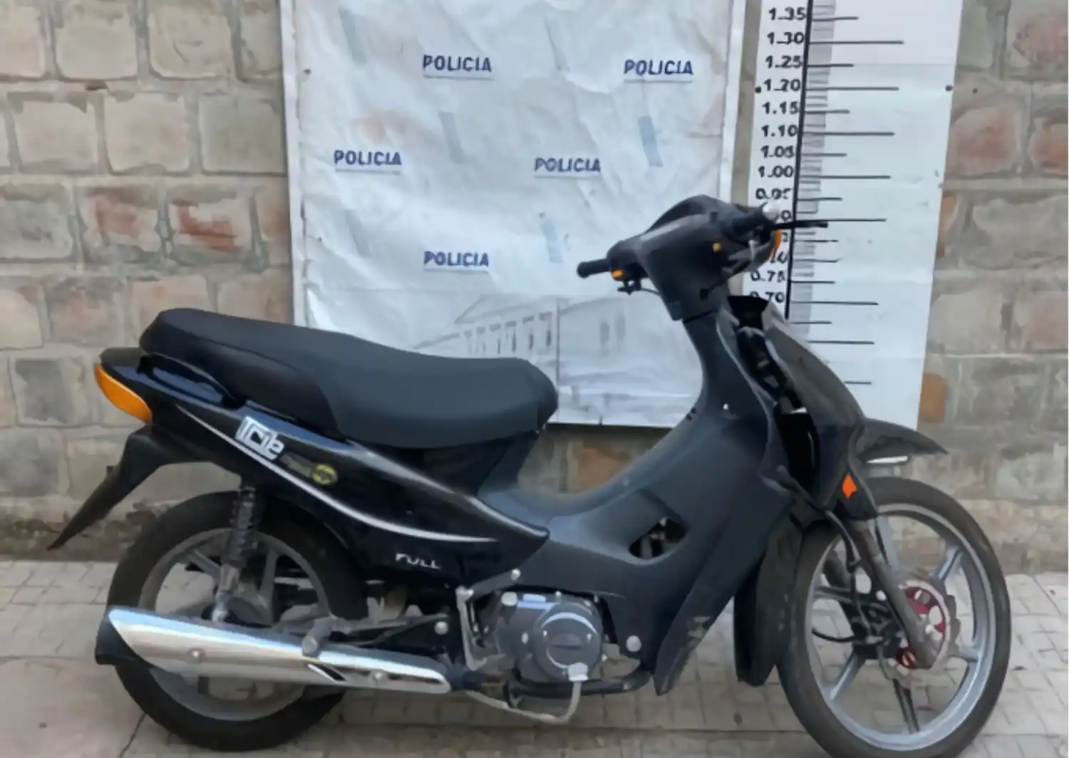 La moto había sido robada en calle Sarmiento.