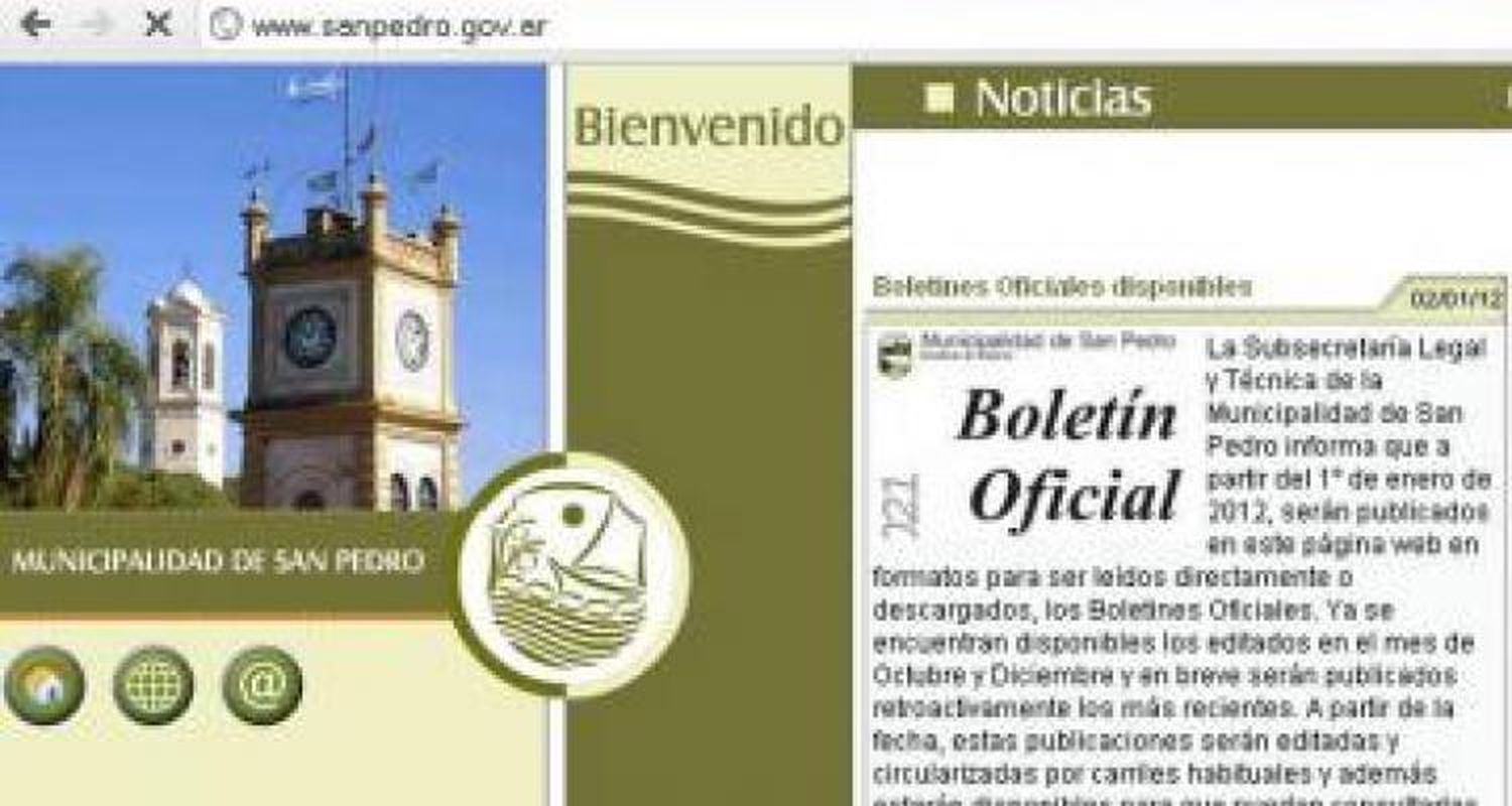 Boletines Oficiales públicos