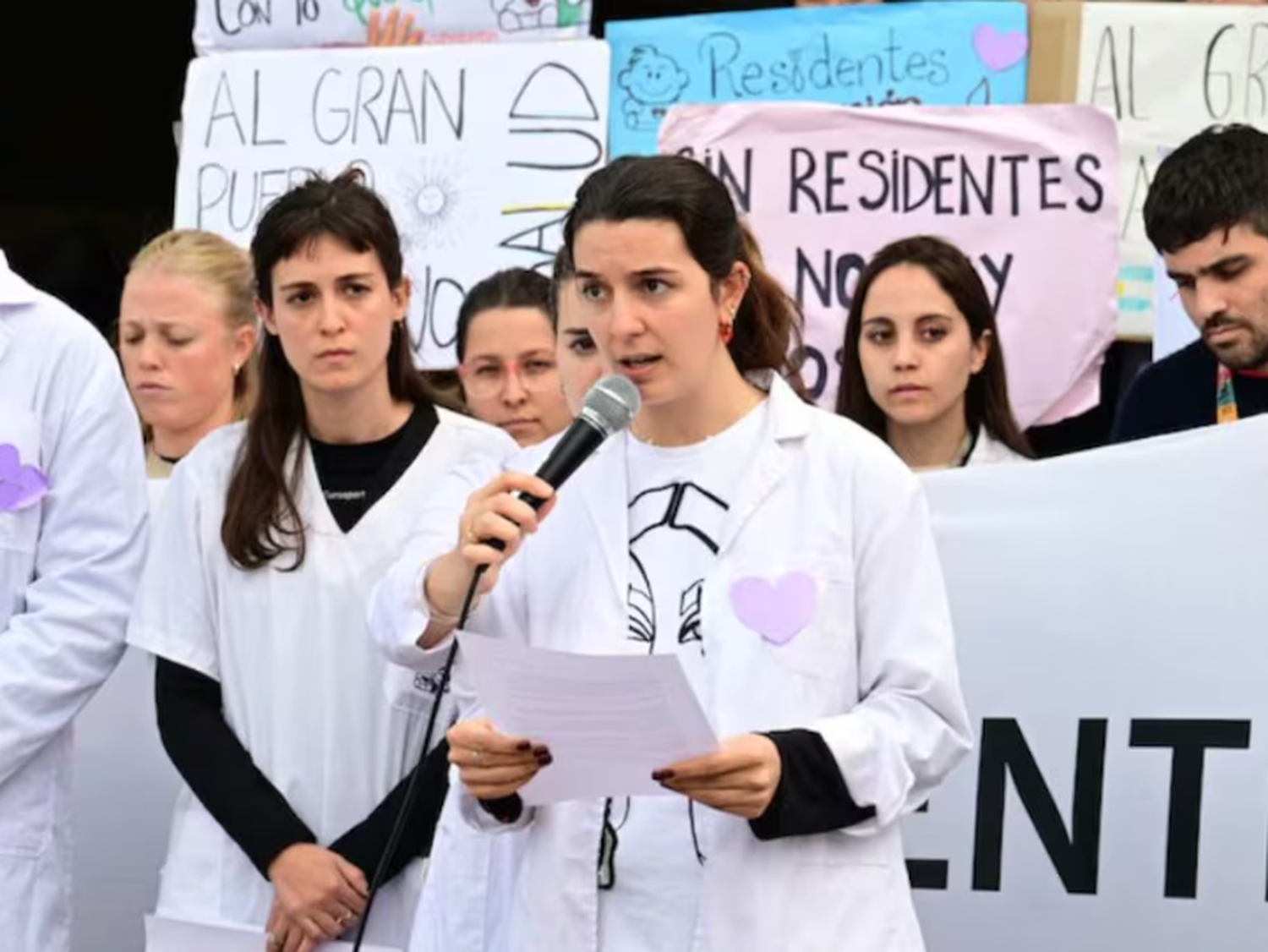 Levantaron el paro los médicos residentes del Hospital Garrahan.