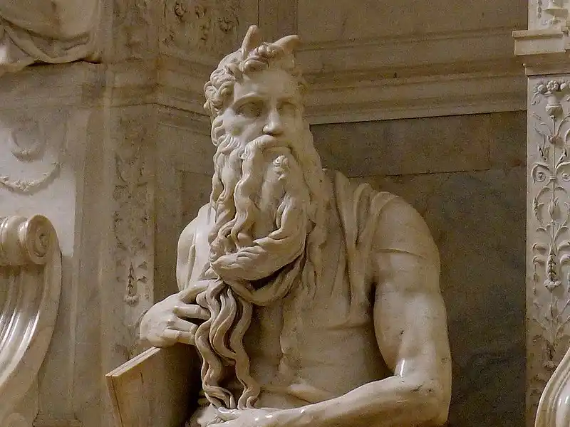 Moisés de Miguel Ángel, 1513-1515. San Pietro in Vincoli, Roma.
