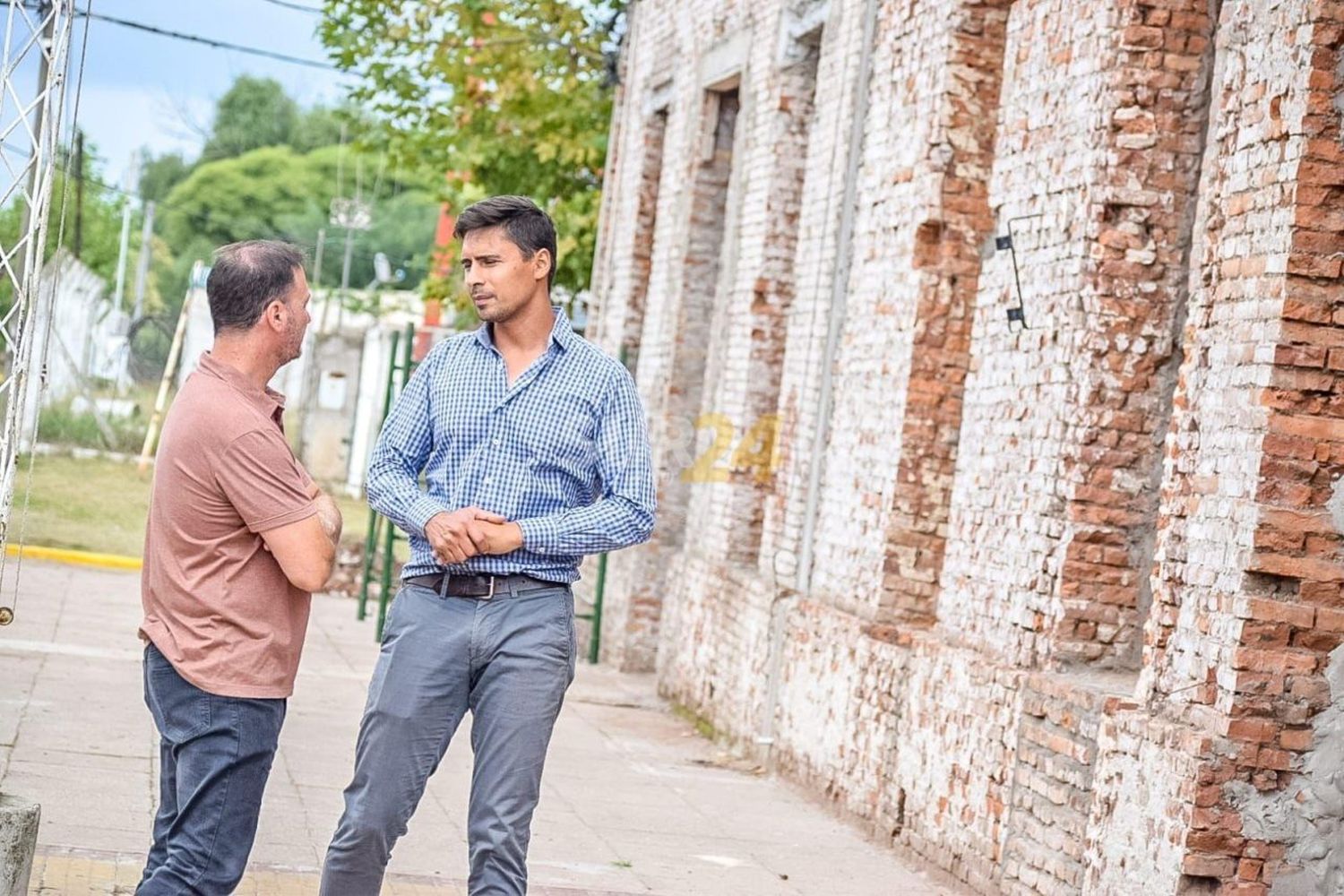 Enrico visitó San Francisco para seguir apoyando los proyectos y obras de la localidad