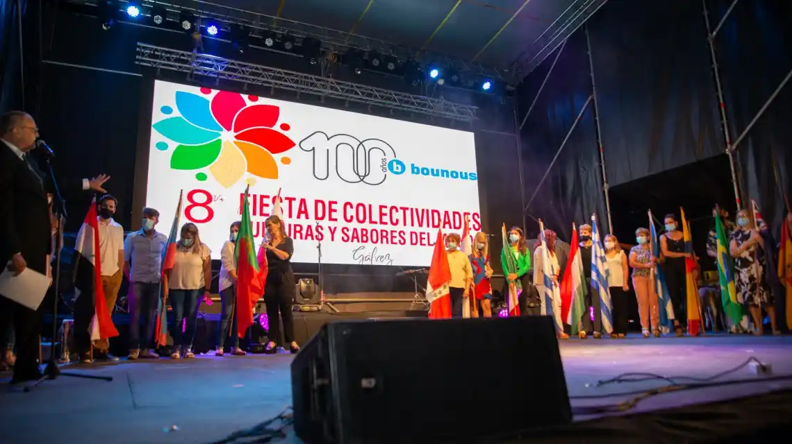 Se realizó en Gálvez la 8ª edición de la Fiesta de las Colectividades