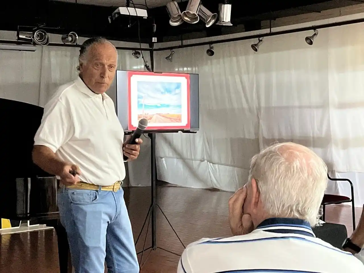 Grandes paisajes de nuestra llanura pampeana reflejados bajo la óptica de Enrique Arisnabarreta. Foto: Municipalidad de Firmat.