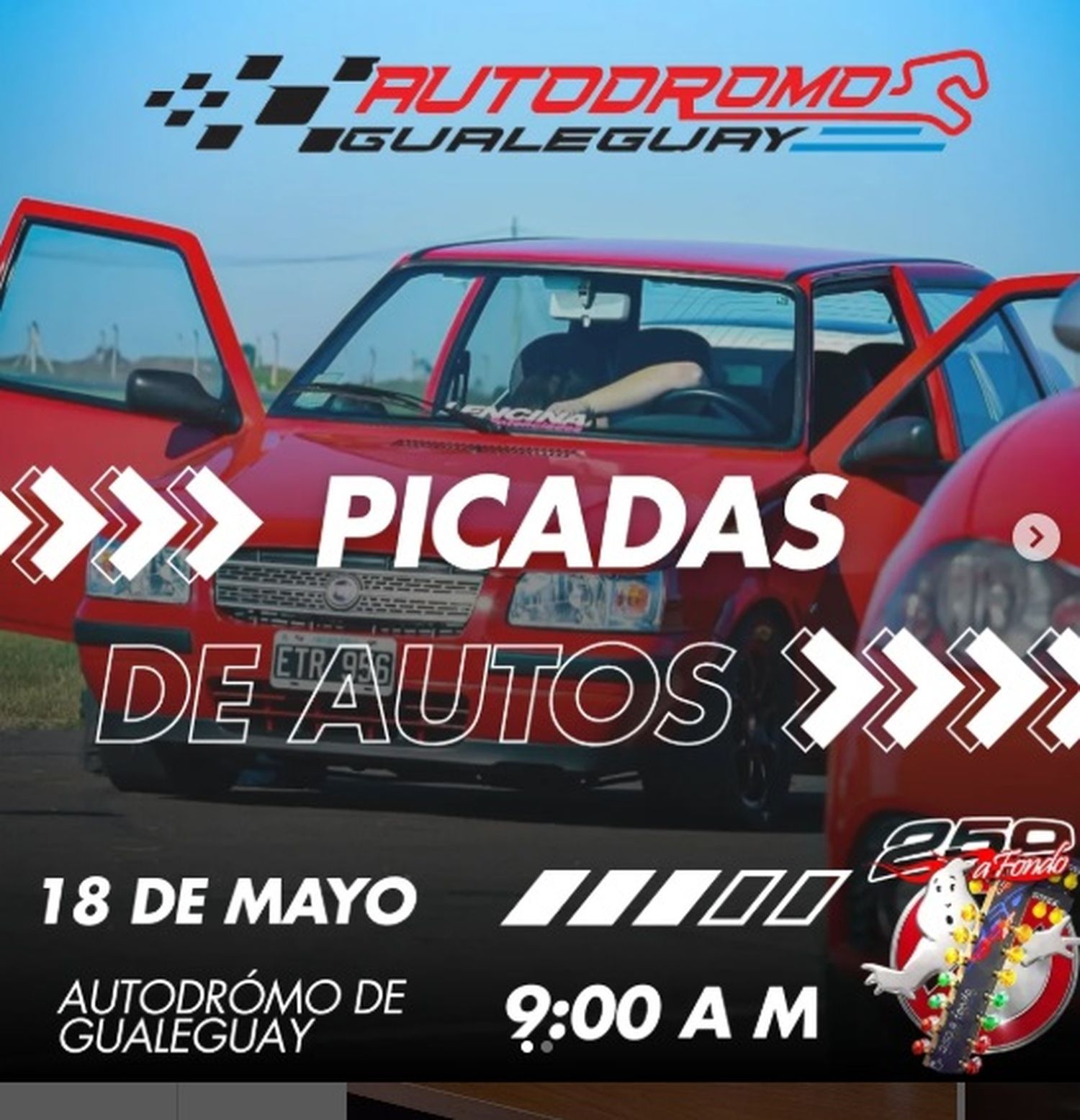 Picadas en el autódromo el domingo 18 de mayo