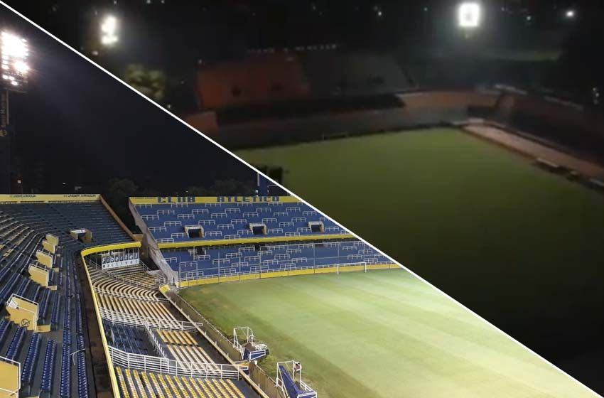 Newells, Central y los demás equipos del fútbol argentino encendieron las luces de sus estadios para homenajear a Maradona