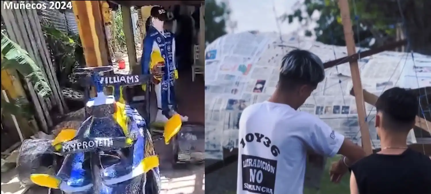 El momo de Colapinto en Los Hornos y el Barco Pirata en Barrio Norte (La Plata).