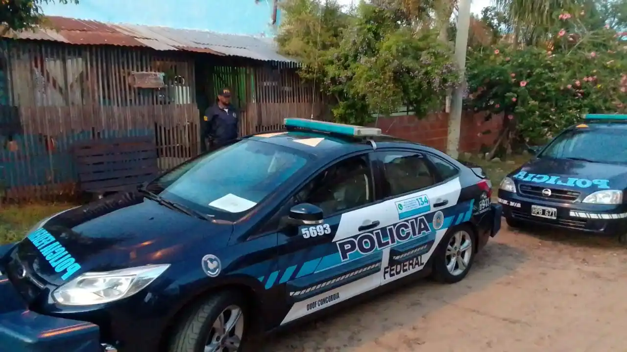Policía Federal realizó allanamiento por narcomenudeo en Concordia