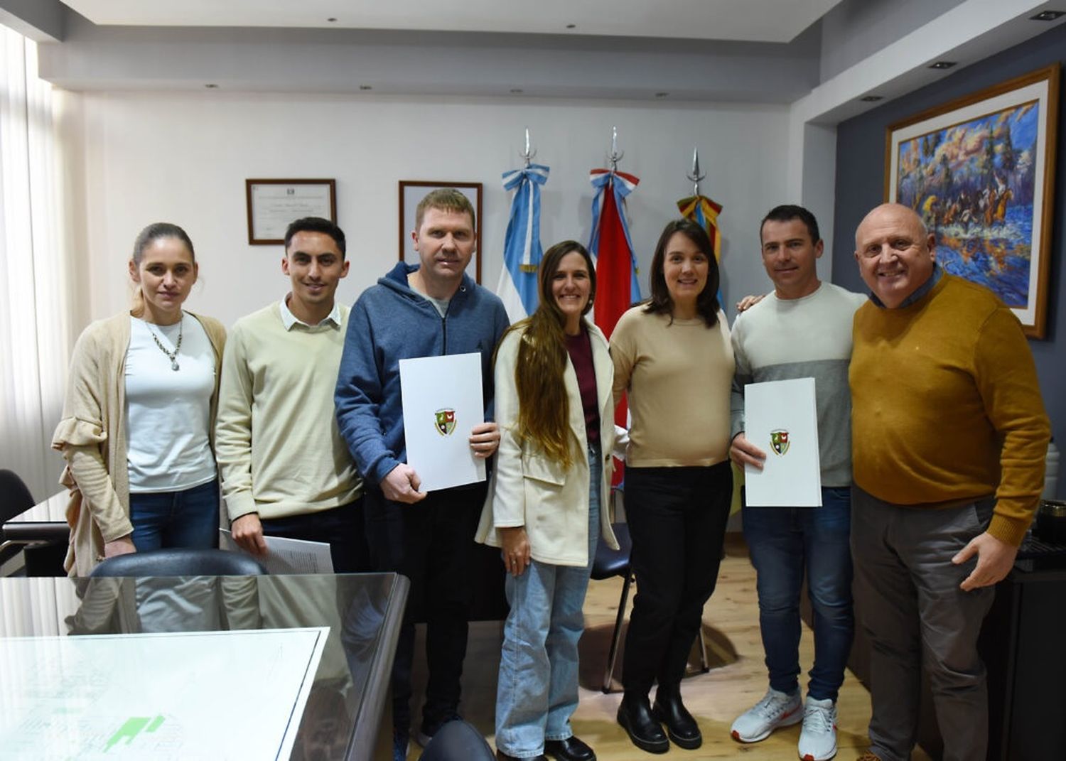 Crespo suma nuevos emprendimientos al Parque Industrial: se firmaron dos boletos de concesión
