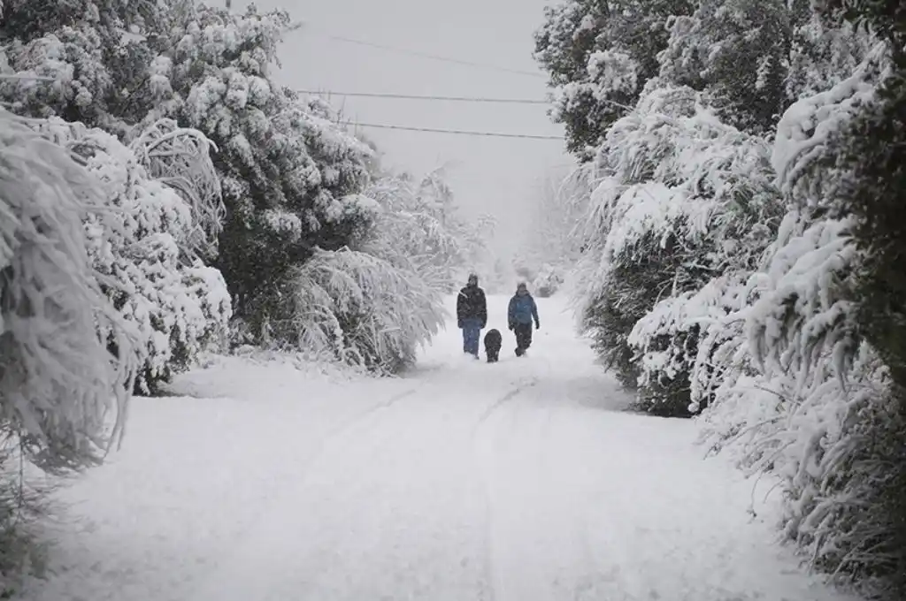 Hay 14 parajes de la precordillera del Chubut aislados por la nieve