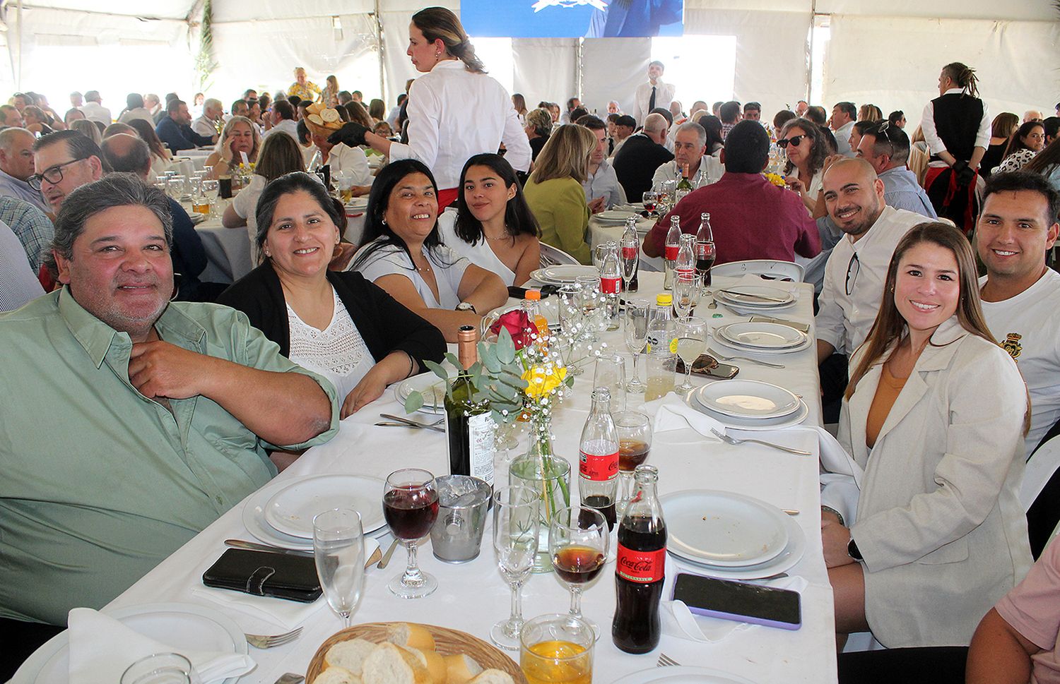 Gran almuerzo de Bomberos en imágenes