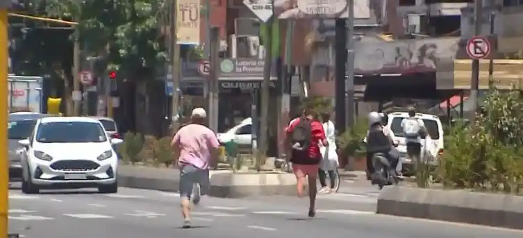 Lanús: Mientras informaban de un robo, asaltan de nuevo y en vivo por noticiero de TV
