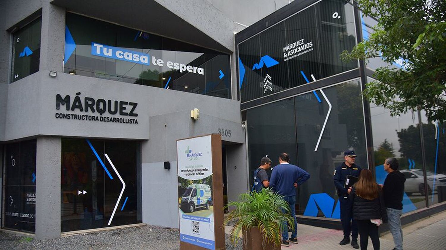Allanamiento. A comienzos de abril se lanzó la primera tanda de allanamientos en la sede de Márquez y Asociados y en otros objetivos de los dueños de la empresa.