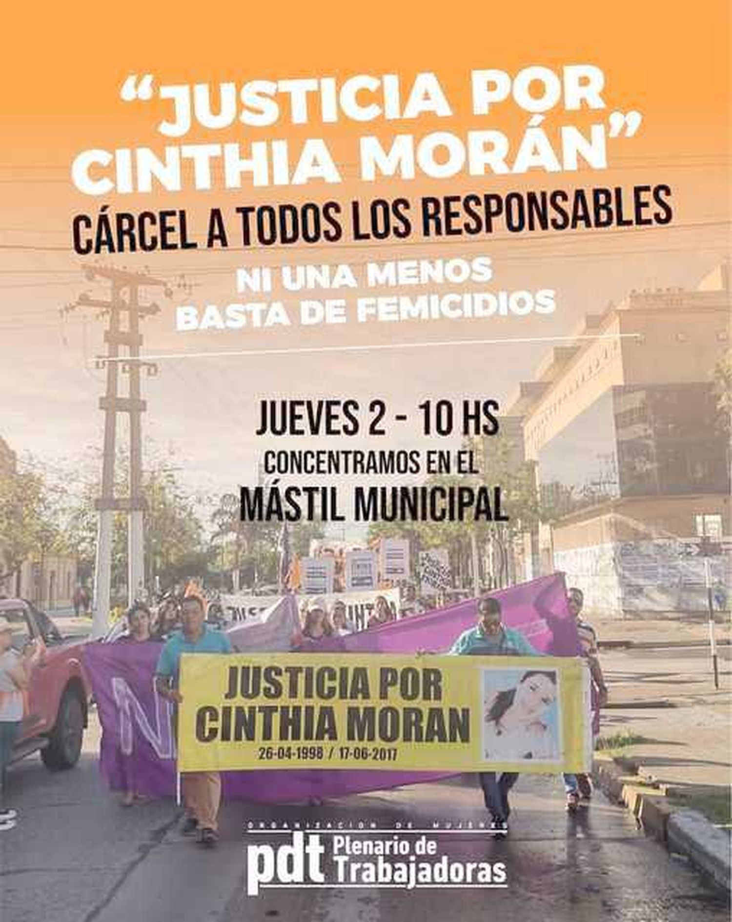 Hoy se conocerá la sentencia por 
el femicidio de Cinthia Morán