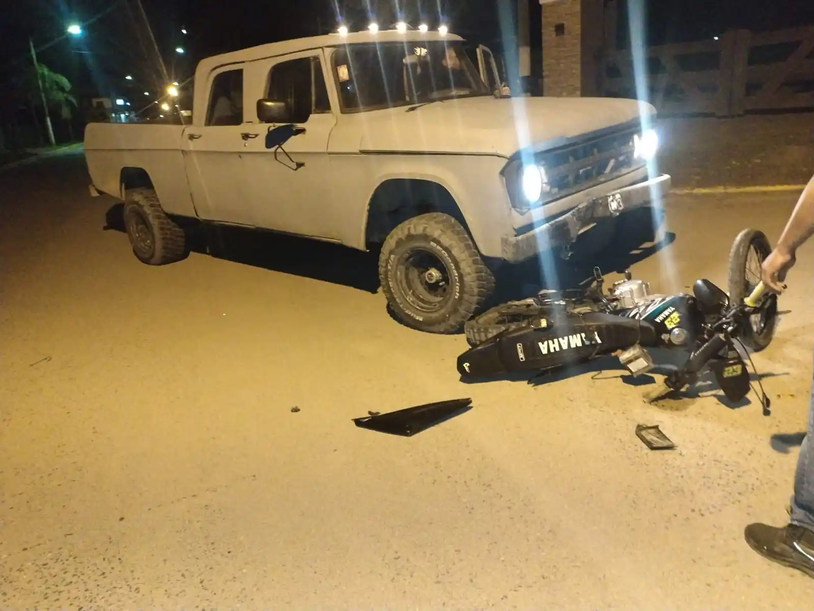 Tras un choque, la Policía recuperó una moto robada