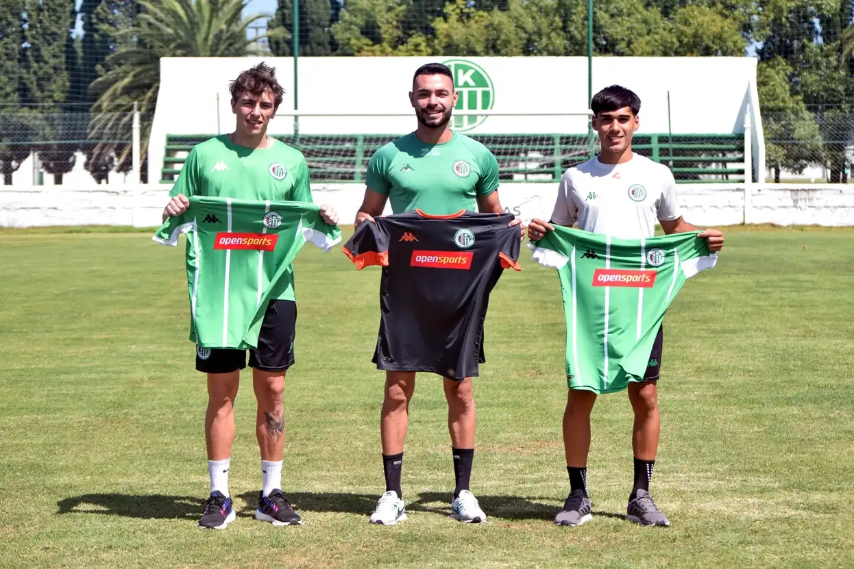 Las tres nuevas incorporaciones del "Dragón" para el Federal "A" (Foto: Prensa Kimberley)
