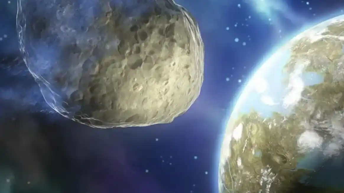 Se trata de un objeto del tamaño de un campo de fútbol.