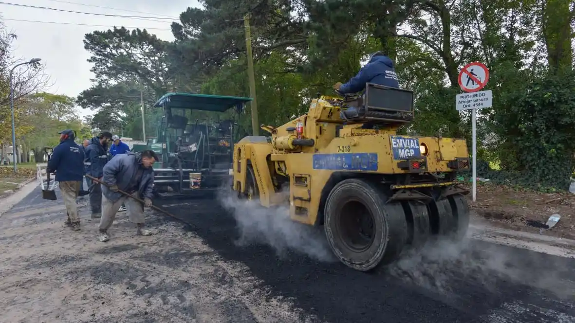 Diferentes puntos de la ciudad están realizando obras de pavimentación. Foto: Prensa MGP