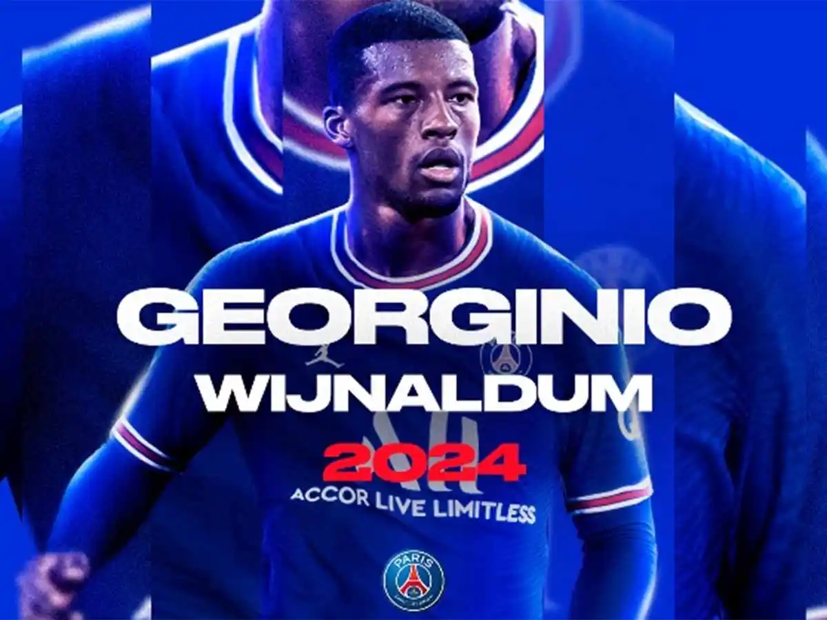 El PSG anunció la contratación de Georginio Wijnaldum