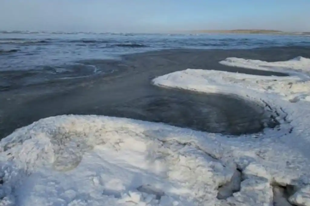 Otra de las imágenes del crudo invierno en el país