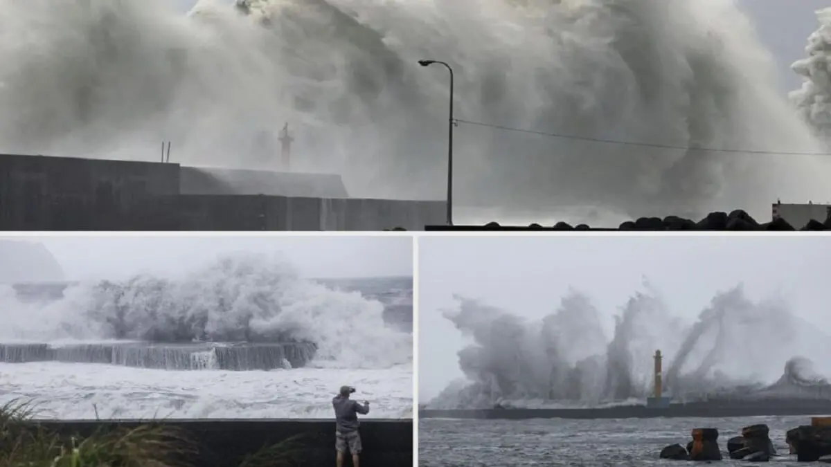 TORMENTA HAIKUI AVANZA hacia China tras golpear dos veces Taiwán