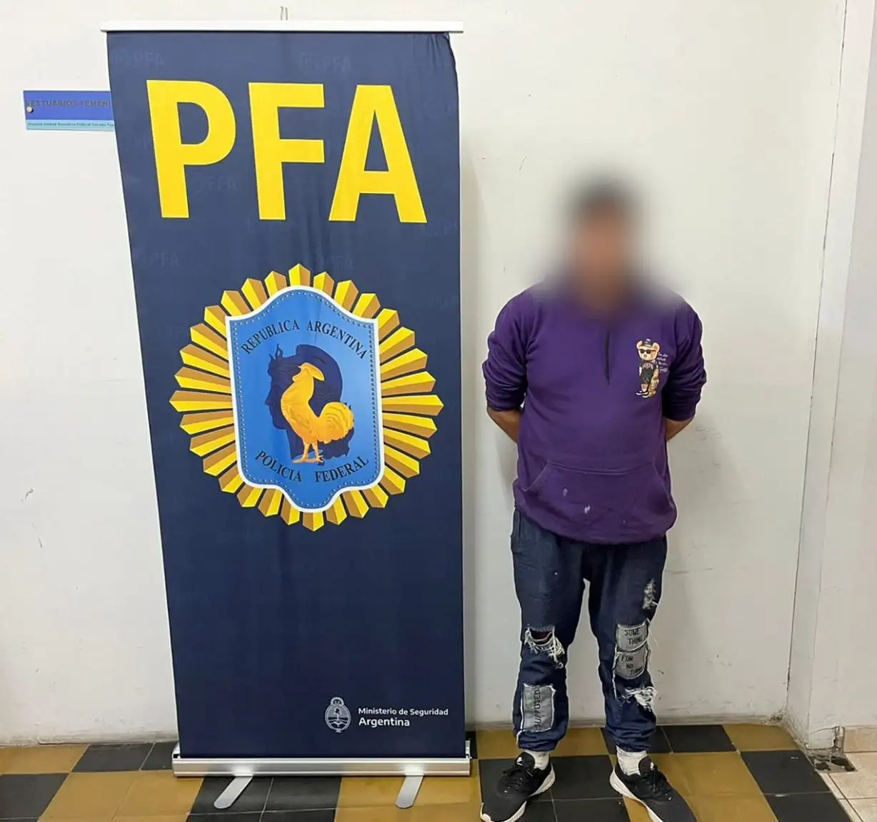 El sujeto fue detenido en la jornada del miércoles.