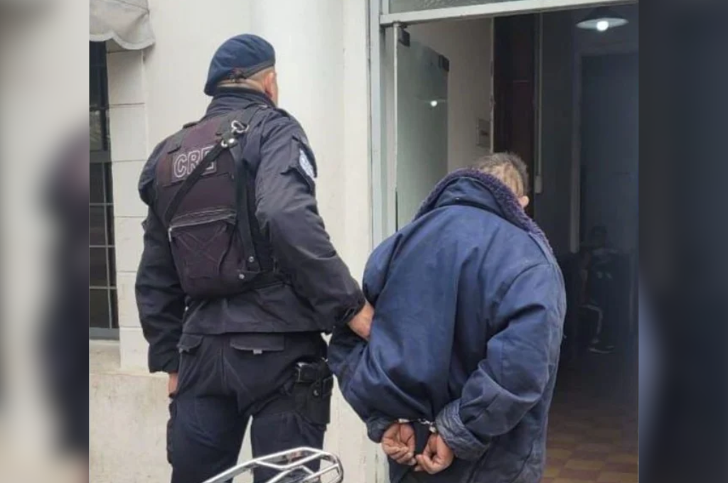 El momento de la detención