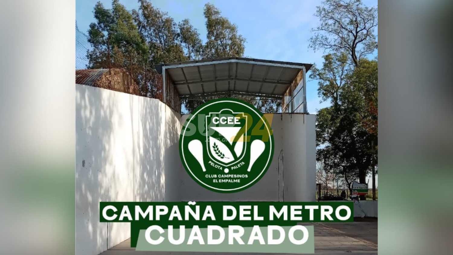 El Club El Empalme lanzó una campaña para remodelar su frontón