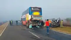 Ruta 12  : grave accidente en la Isla Talavera - Zárate-Brazo Largo