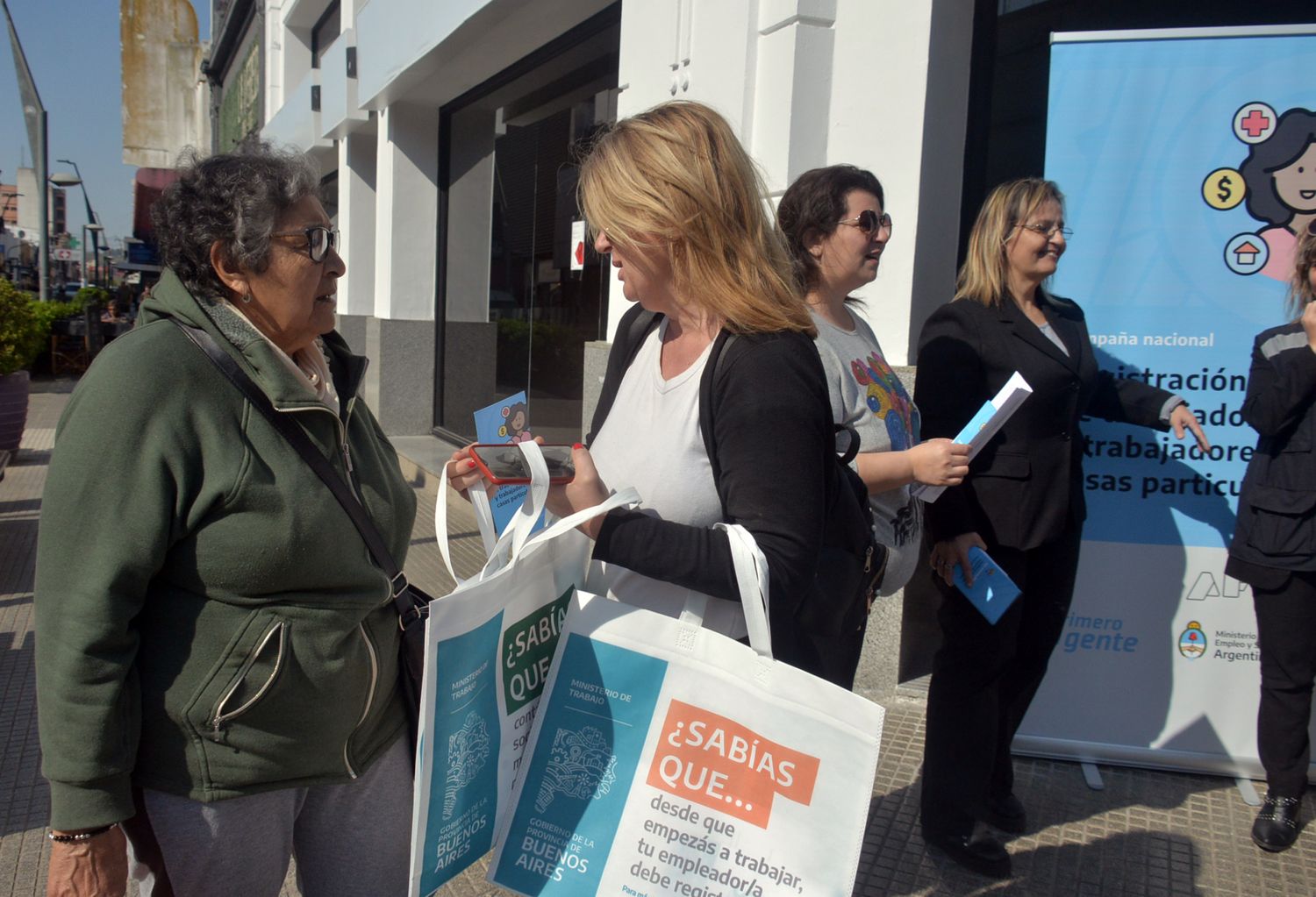 Programa Registrada, la campaña realizada en todo el país, tuvo su operativo también en Tandil