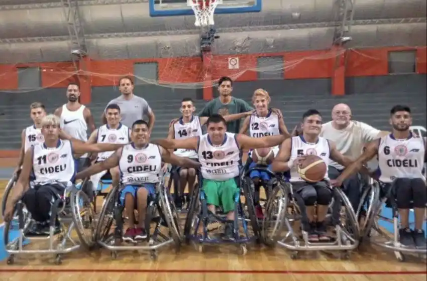 Básquet Adaptado: CiDeLi fue segundo en la primera semifinal