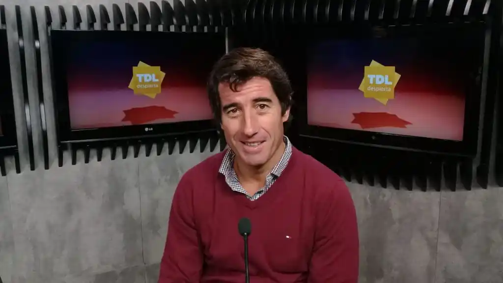 Cdor Matias Civale en el desayuno de Tandil Despierta