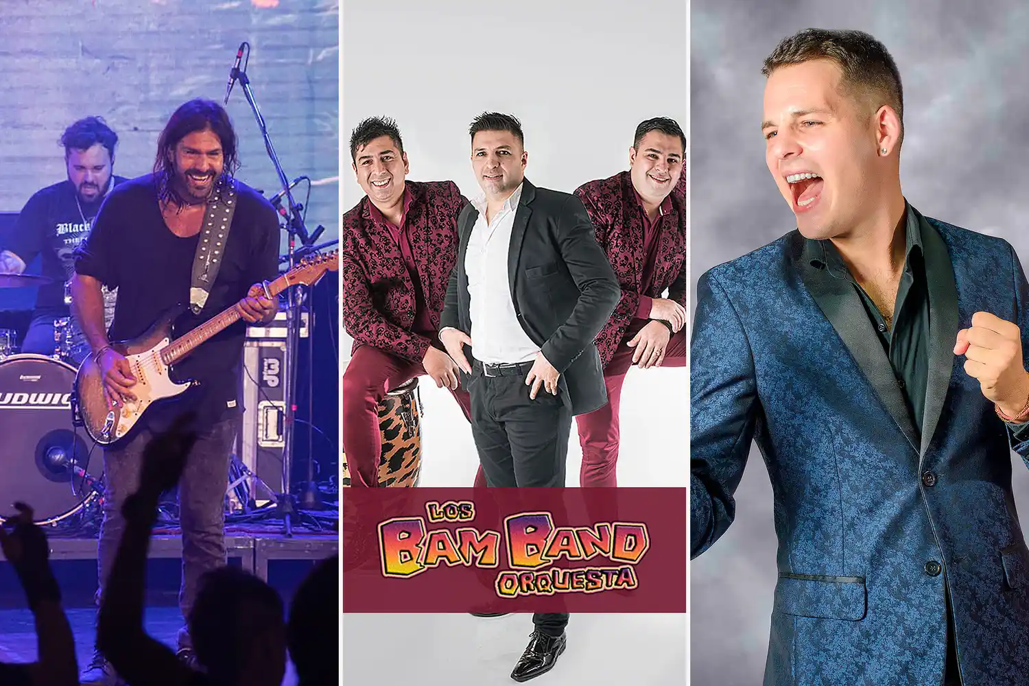 La Mancha de Rolando, Los Bam Band y Germán Vega tocarán gratis en la región: todo lo que tenés que saber