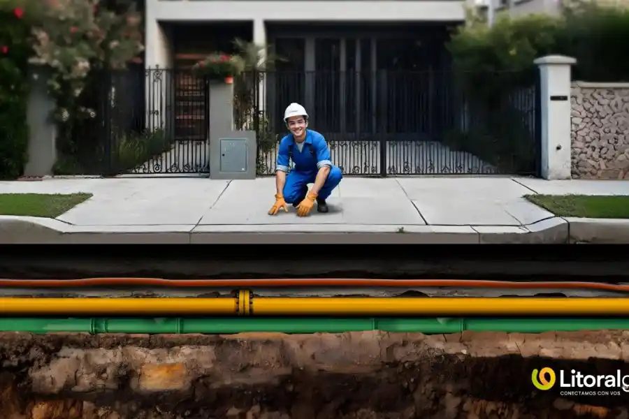 Según LitoralGas, "más de la mitad de las roturas en la red de gas son por trabajos de vecinos"