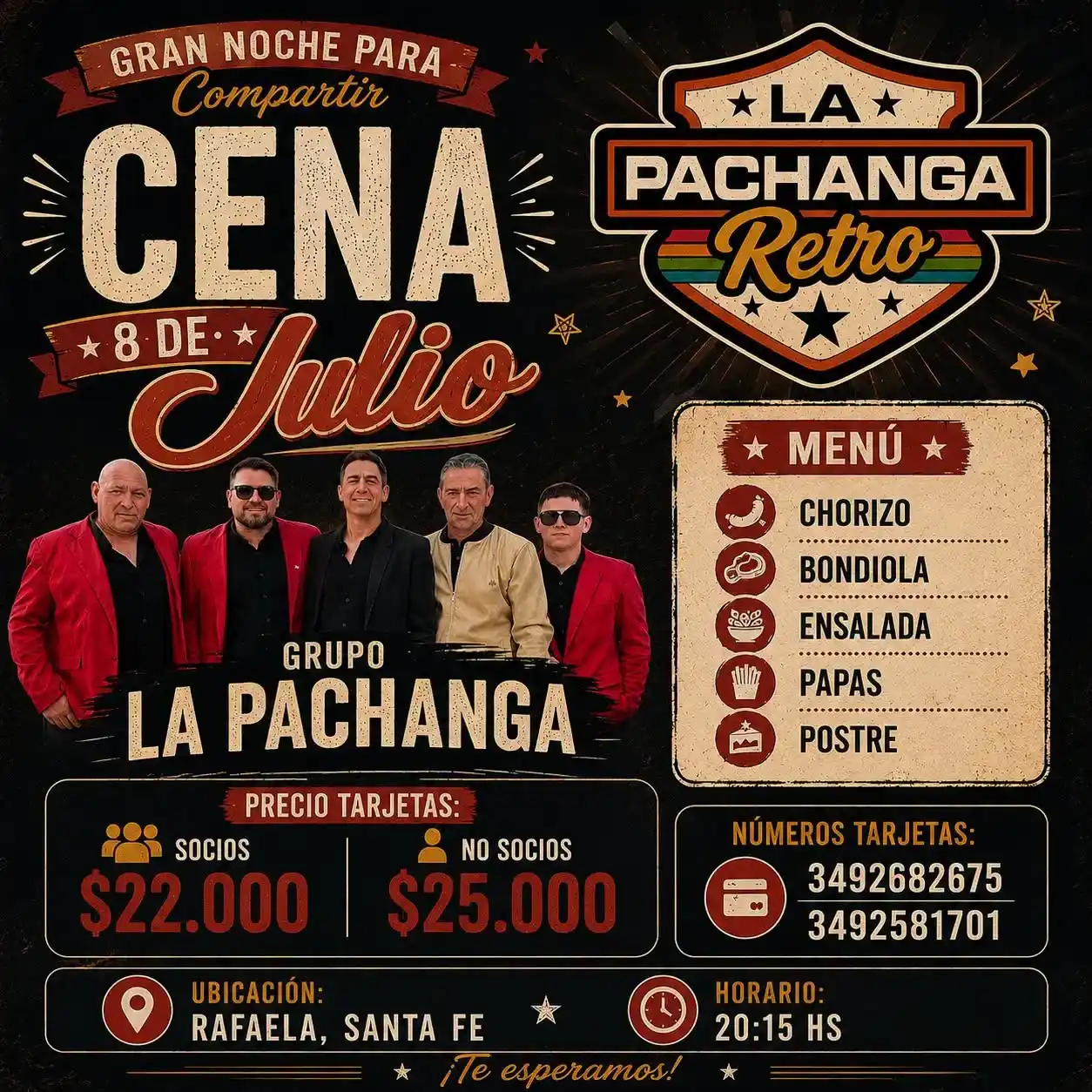 El Club de Abuelos de Calle Palmieri prepara una noche retro para celebrar la previa del 9 de Julio: "Todos invitados" - 1