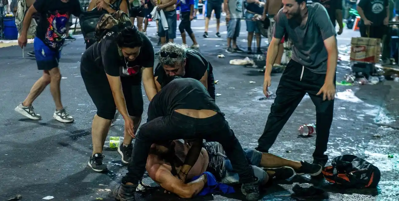 Ezequiel Espíndola quedó detenido por darle una trompada a Jorge Rozando