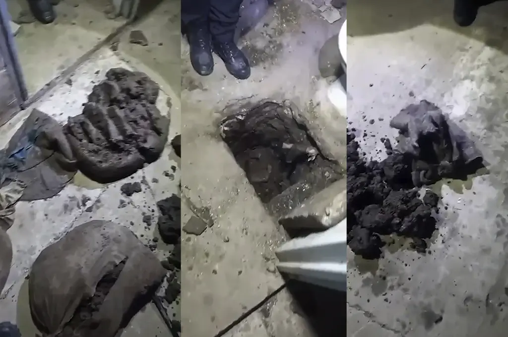 Hallaron un túnel en un baño del pabellón de alto perfil en Piñero: detectaron “un socavón de 70 centímetros”, afirmó Coudannes