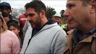 Bajo Puerto: hubo conflictos y el municipio pidió a Arcor parar la obra de alambrado