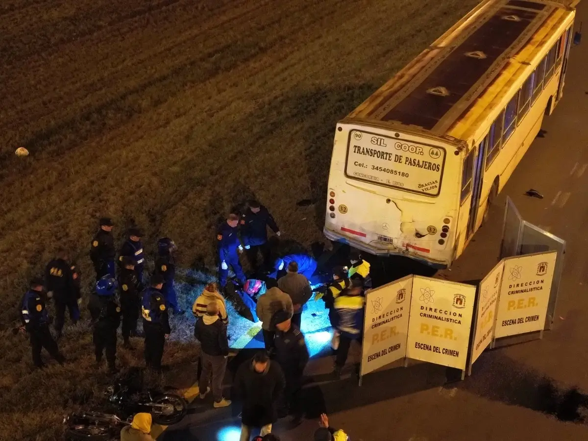 Fatal accidente en la Autovía Gervasio Artigas: murió un motociclista de 52 años