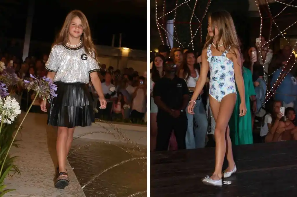Francesca, la hija de Wanda Nara y Mauro Icardi, debutó como modelo en Punta del Este